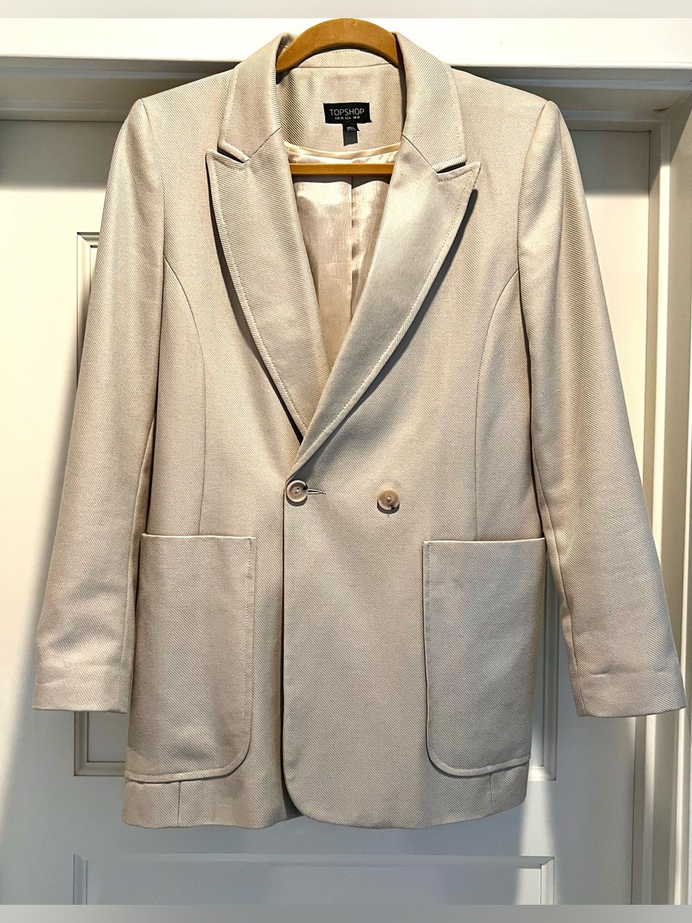 Topshop Double Breasted Blazer Sz 6